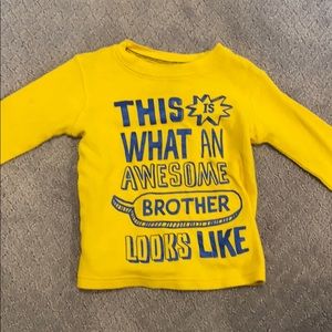 Carter’s long sleeve brother tee